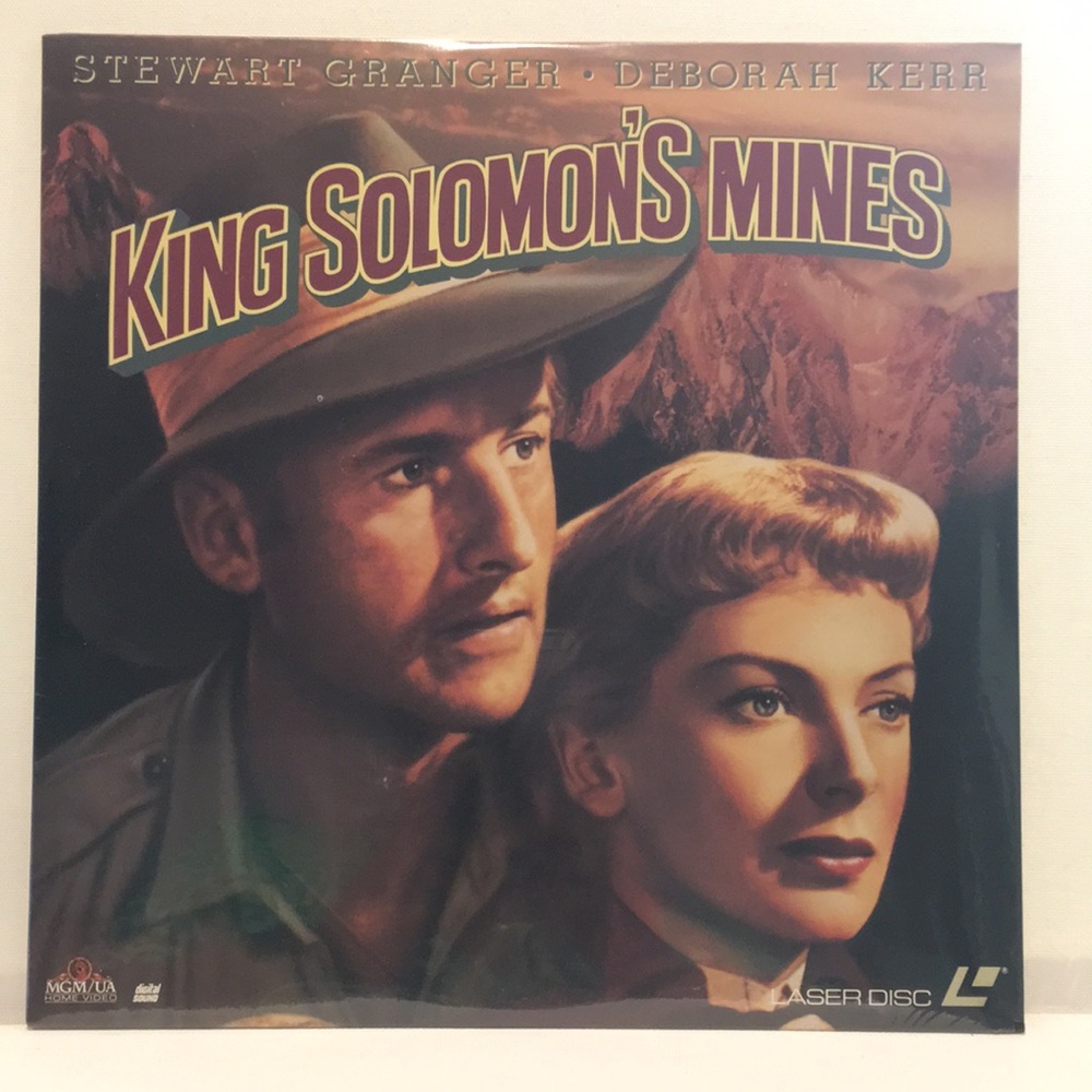 MGM UA HOME VIDEO “King Solomon’s Mines Laser Disc.
